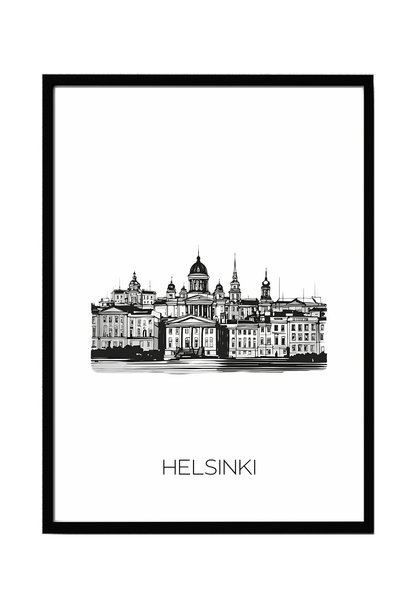 World City Skylines Wall Art