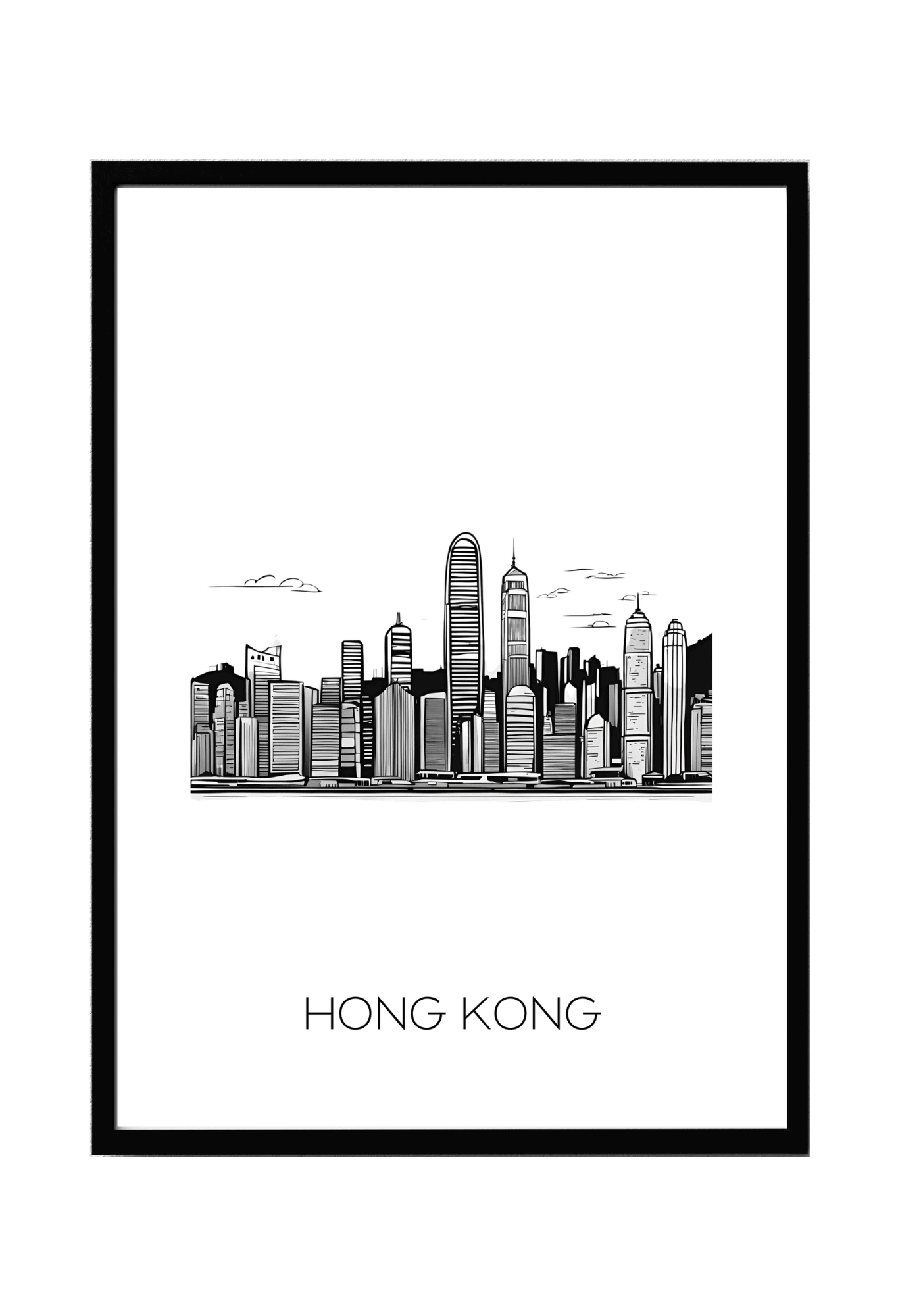 World City Skylines Wall Art