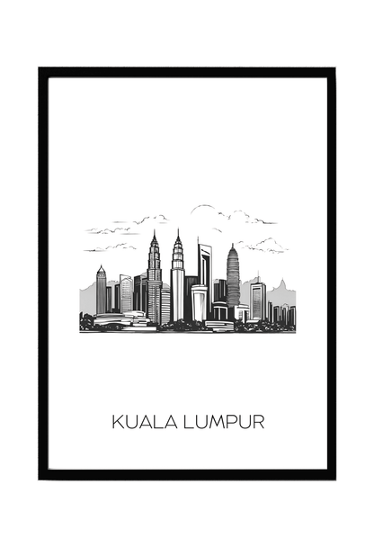 World City Skylines Wall Art