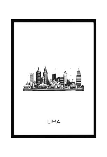 World City Skylines Wall Art