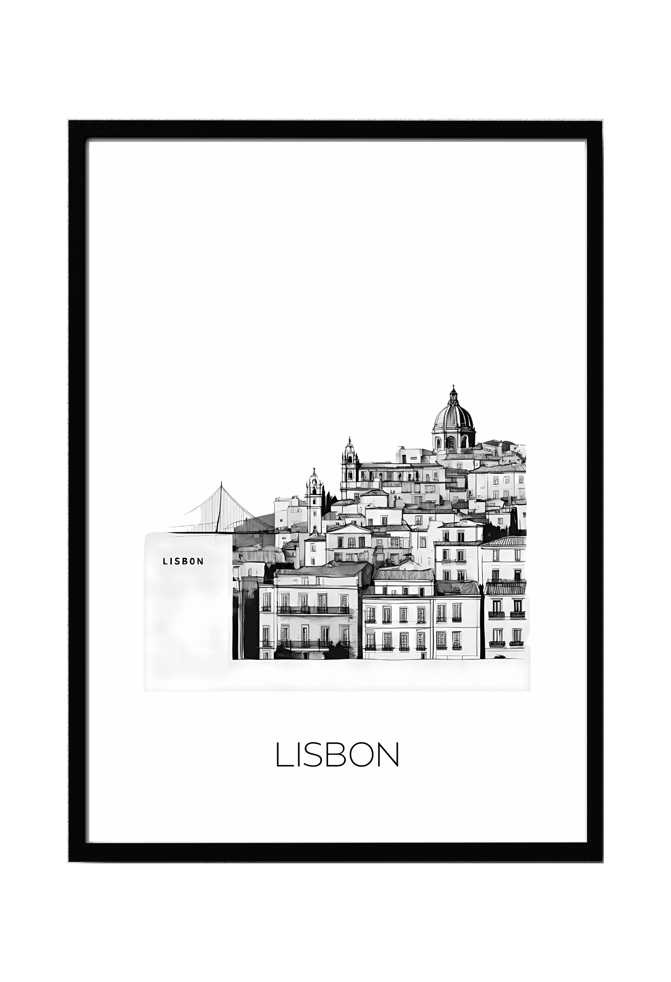 World City Skylines Wall Art