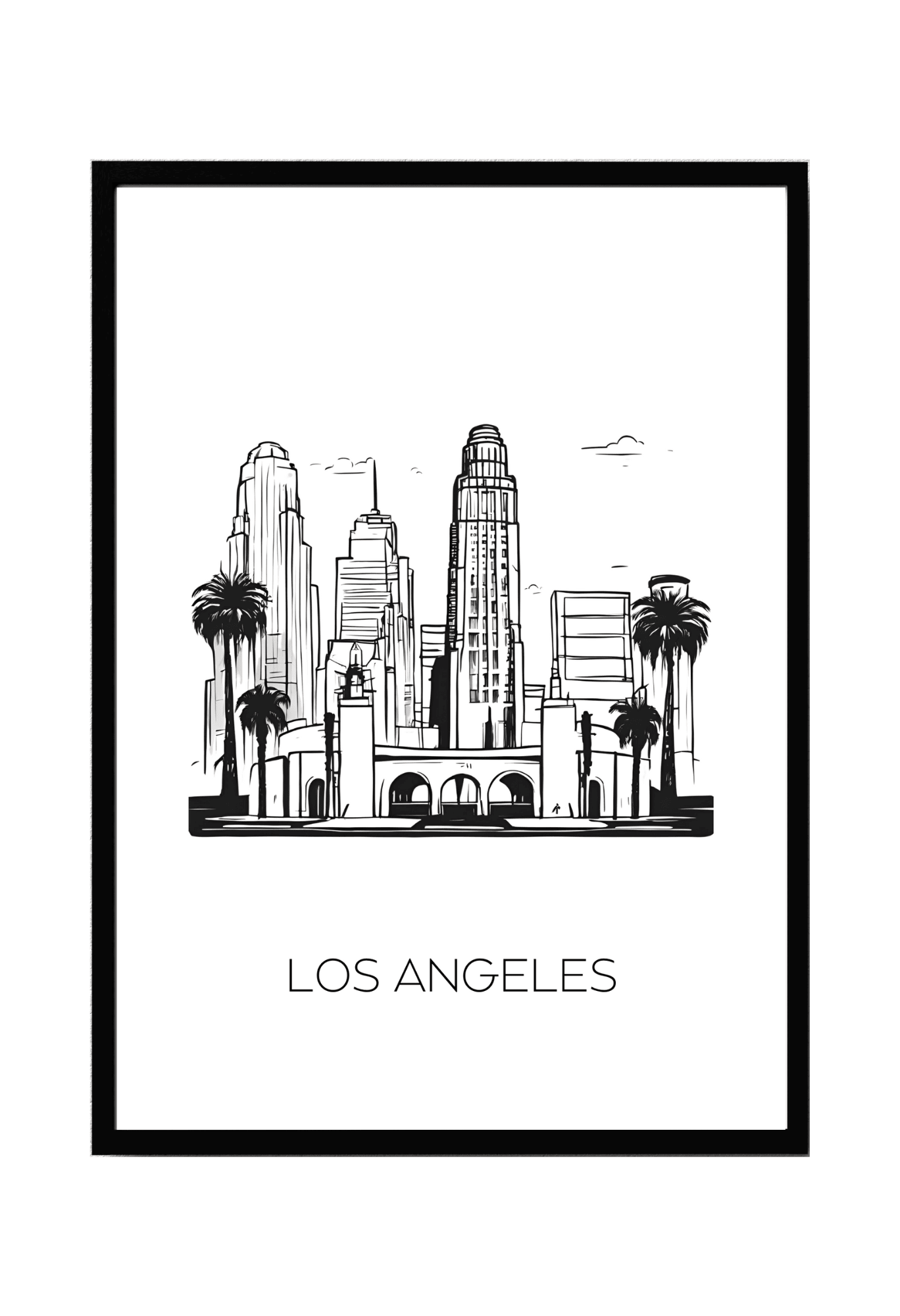 World City Skylines Wall Art