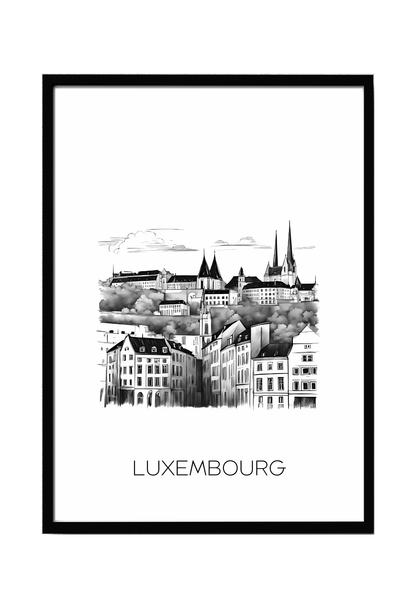 World City Skylines Wall Art