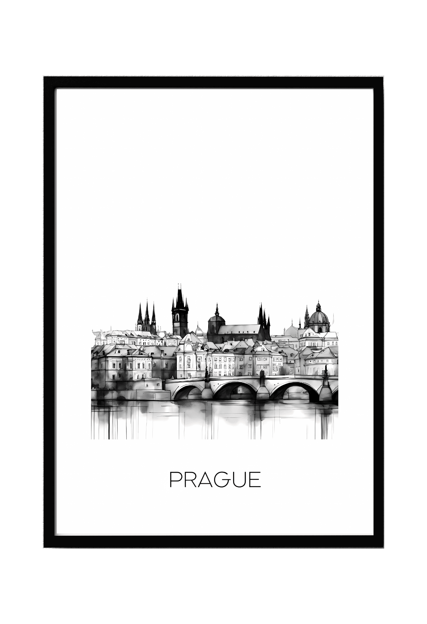 World City Skylines Wall Art