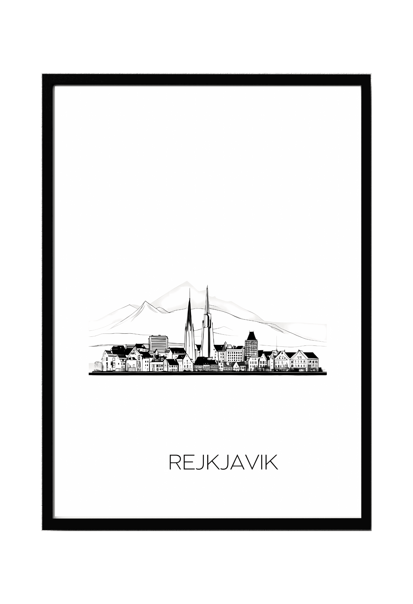 World City Skylines Wall Art