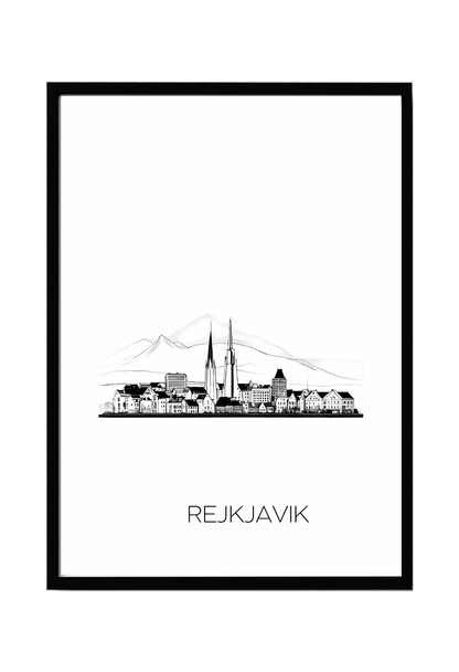 World City Skylines Wall Art
