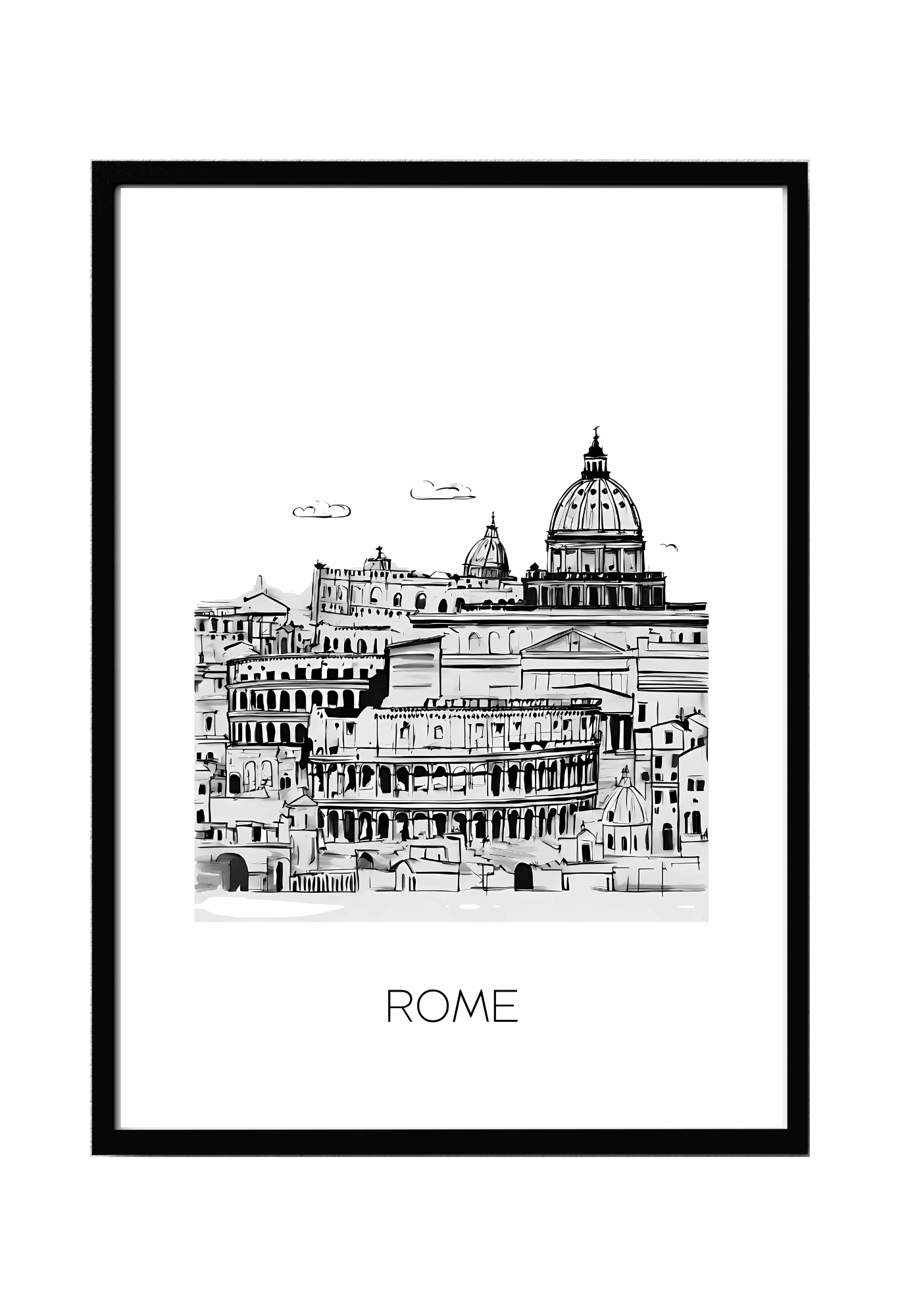 World City Skylines Wall Art