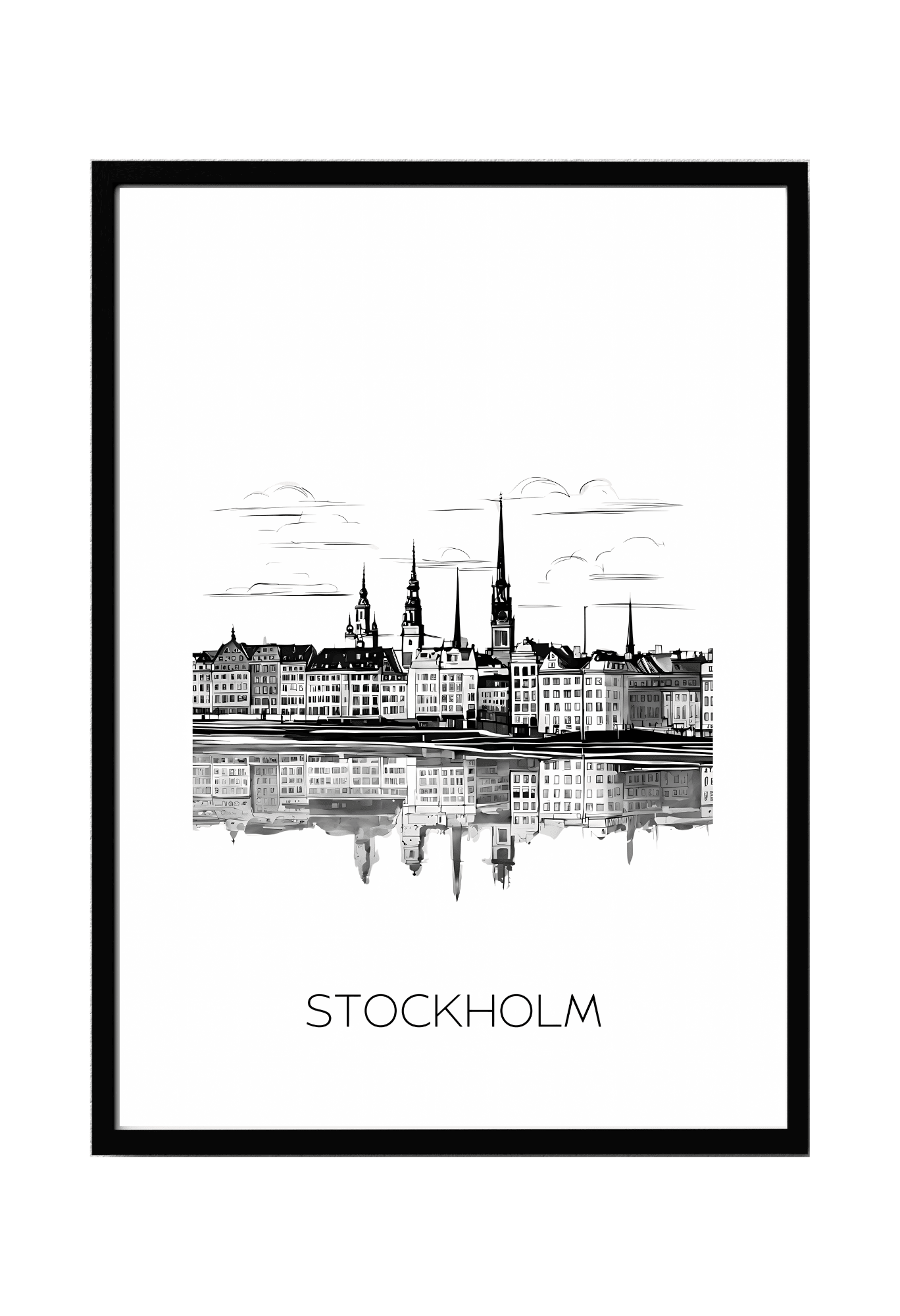 World City Skylines Wall Art