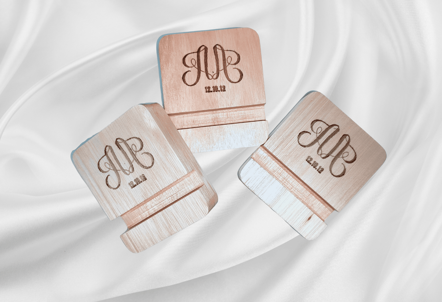 Personalized Wooden Phone Stand